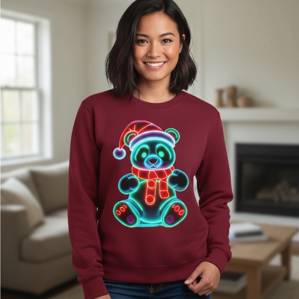Festive Panda Sweatshirt